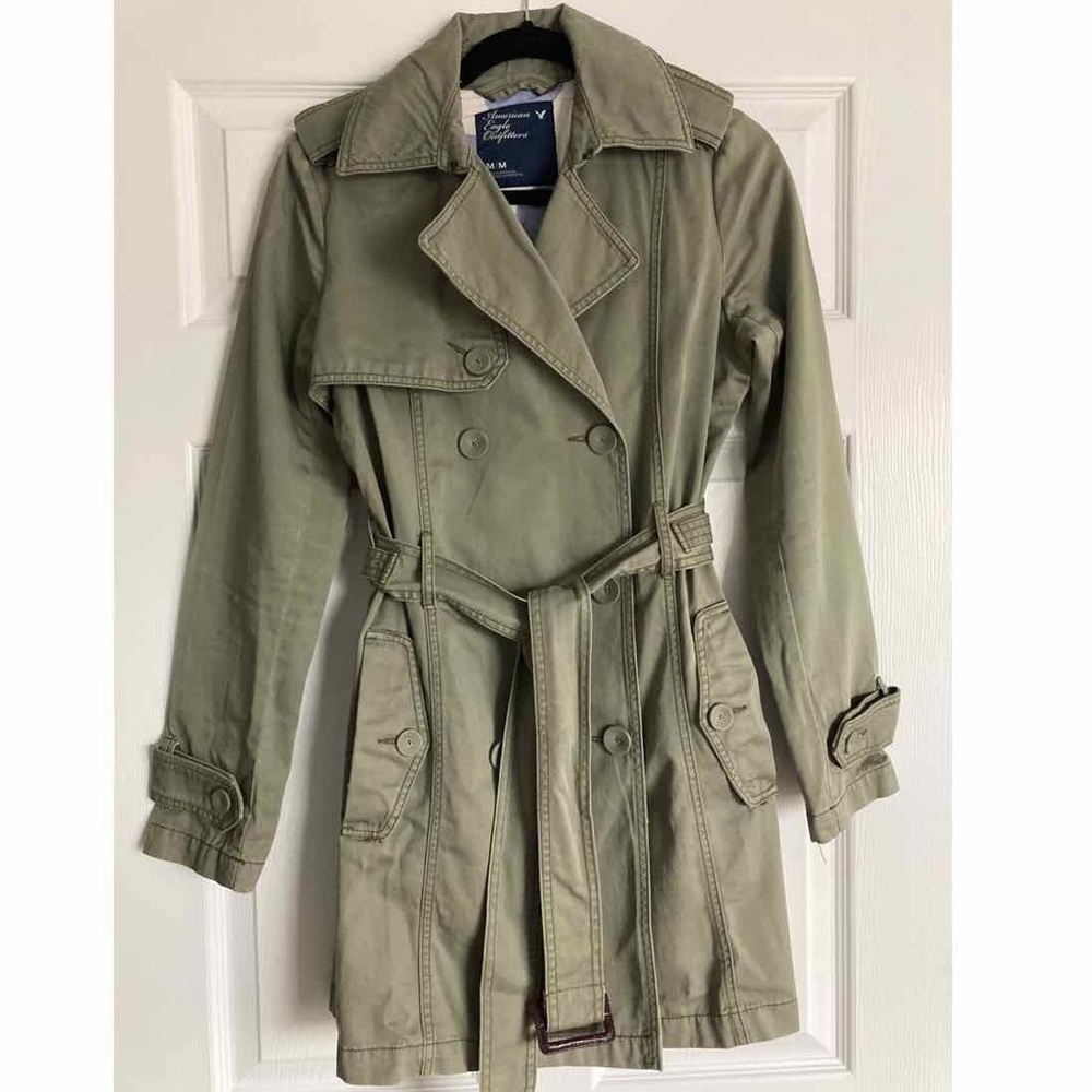 Olive Trench Coat